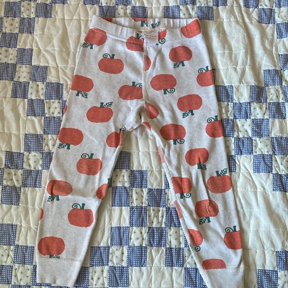 Hanna Andersson Pumpkin Print kids pajama pants